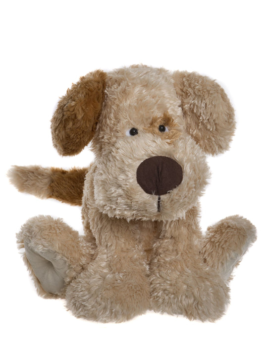 2023 Charlie Bear Chunky tan dog stuffed animal
