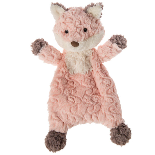 Pink fox stuffed animal blanket