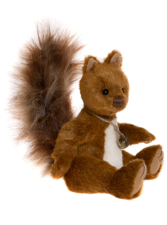 2017 Charlie Bear Berwick squirrel with rope necklace