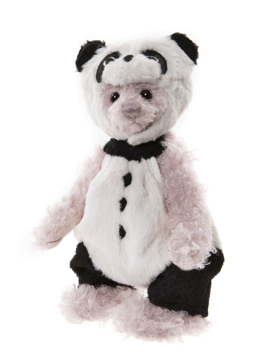 2021 Charlie Bear Pantaloon plush wearing panda costume