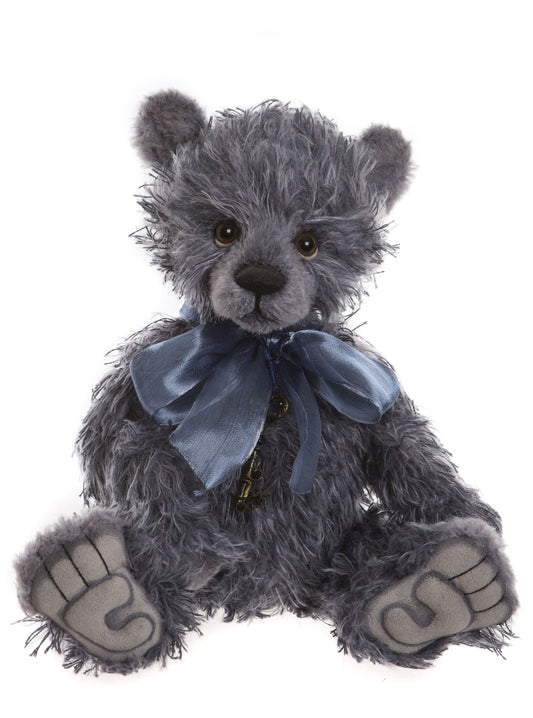 2019 Isabelle Collection Dapper Charlie Bear with blue fur and bow
