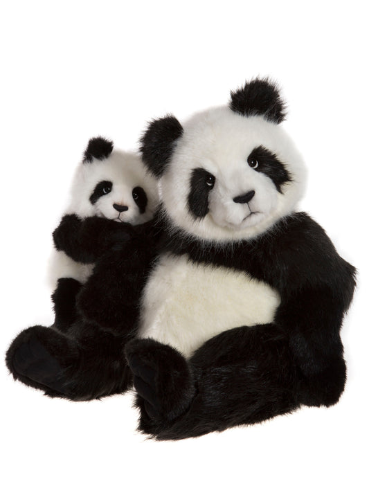 Fenella and Faith come as a set of Pandas from the 2017 Charlie Bear plush collection