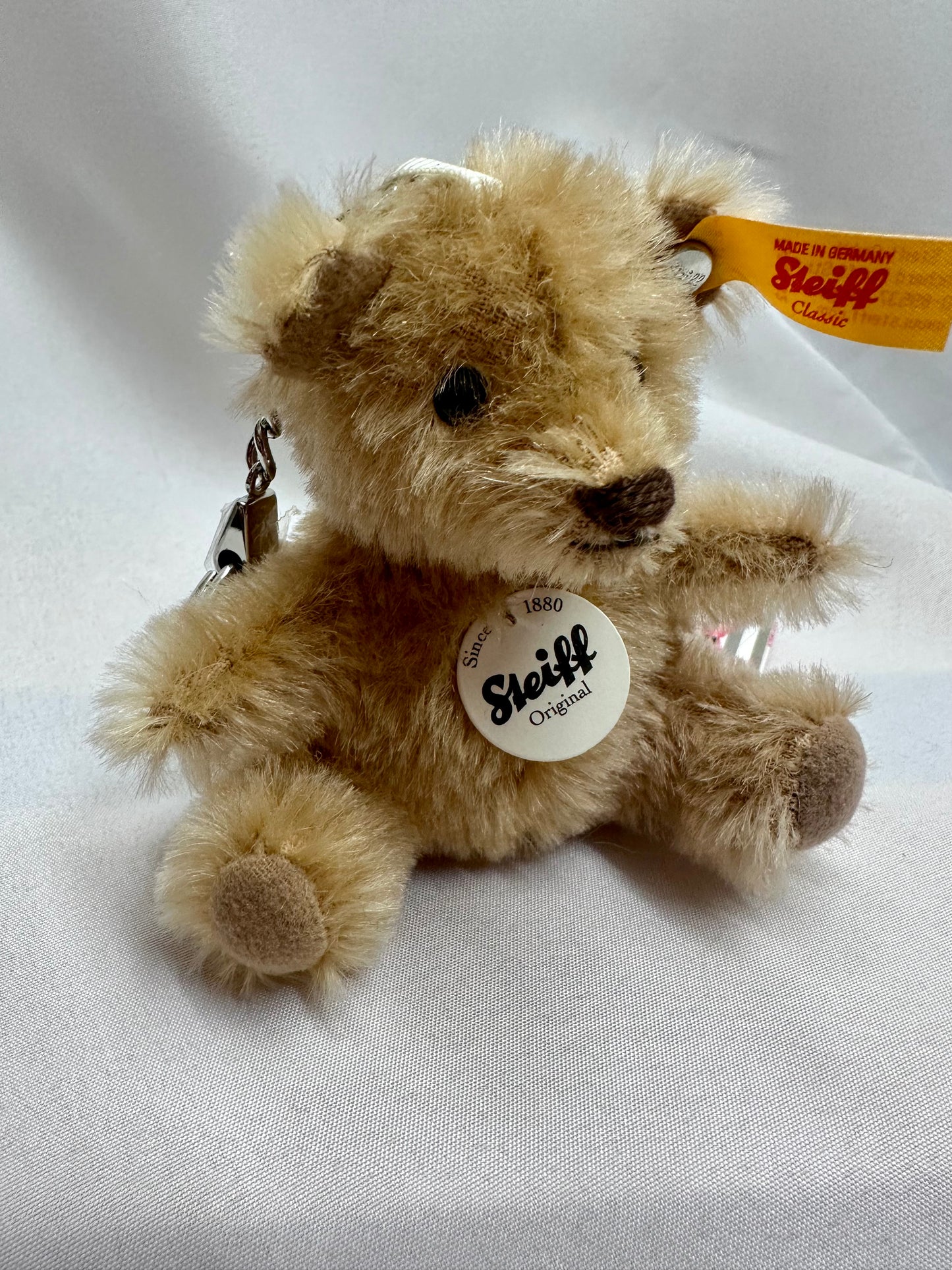 Steiff Mini Teddy Bear Keychain - Cinnamon