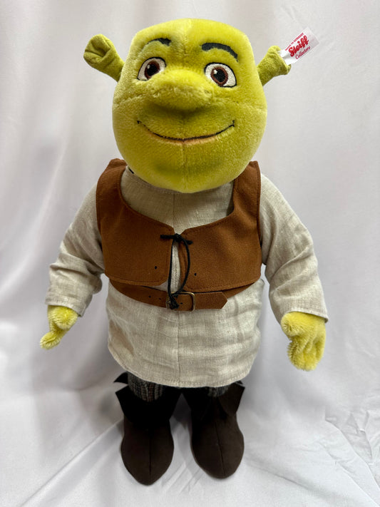 2019 Steiff green ogre with brown vest shirt pants boots