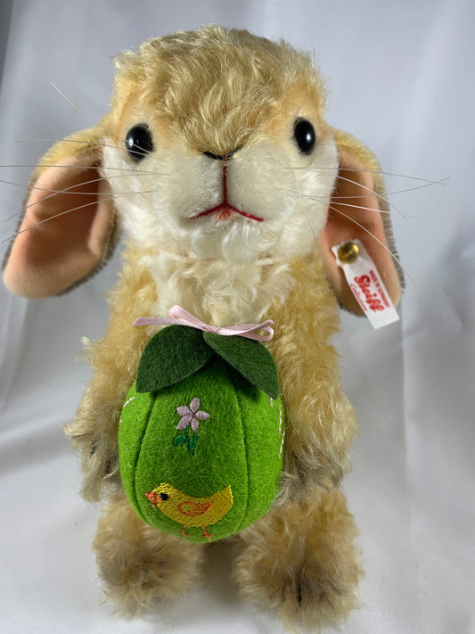 2016 Steiff Cottontail mohair bunny with green egg